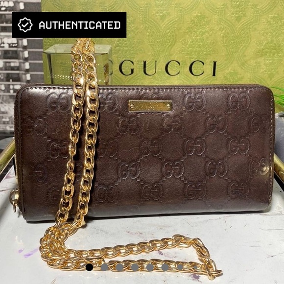 Gucci Handbags - Authentic Gucci Guccissima Zippy Wallet